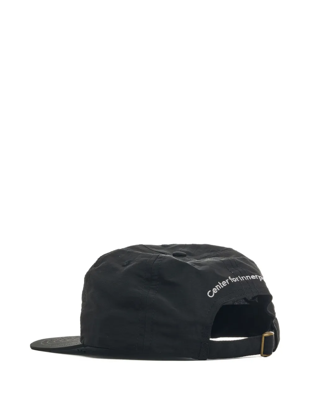 District Vision Embroidered-panel Cap In Black
