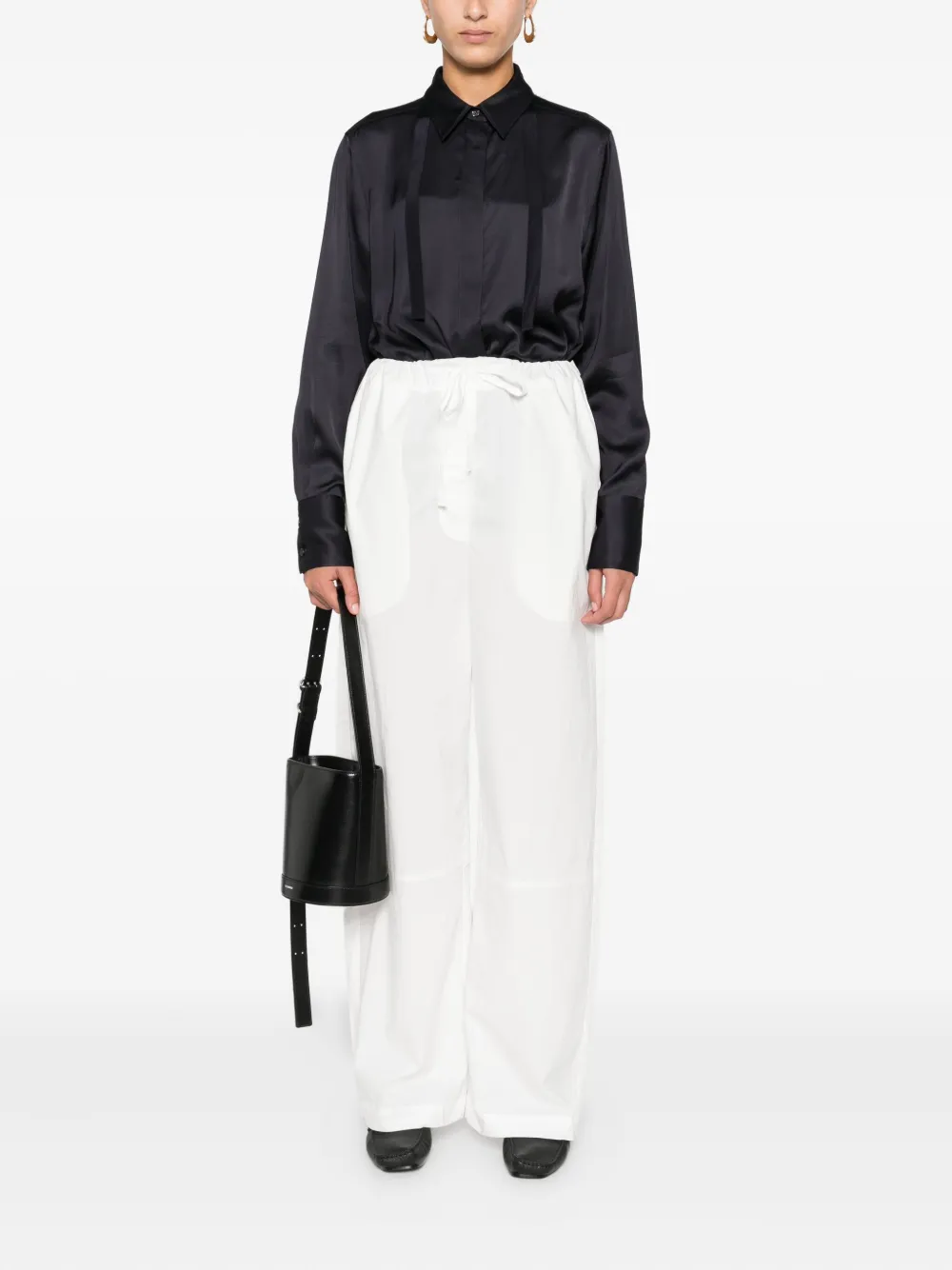 Incotex ribbon-detail long-sleeve shirt | Shirts | Image 2