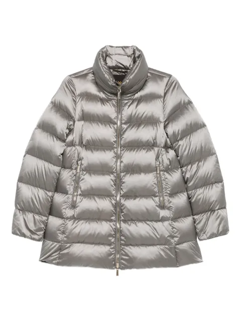 Moorer quilted high-neck jacket