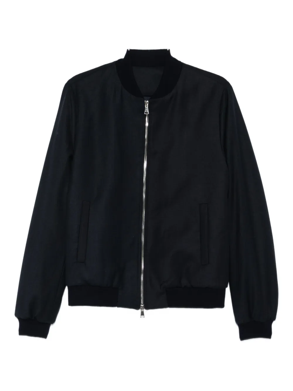Costumein Zip-front Bomber Jacket In Black