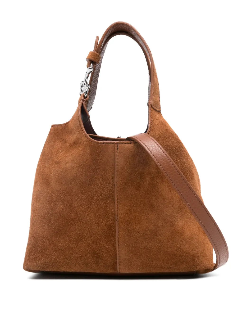 Coccinelle clasp-fastening mini bag | Brown | Image 1