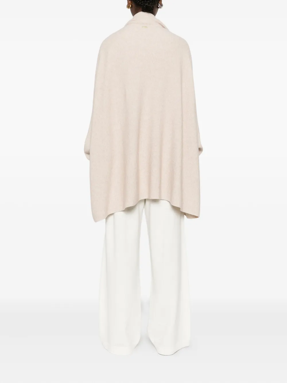 Barbour Fringe-detail Shawl-collar Cardigan In Neutral