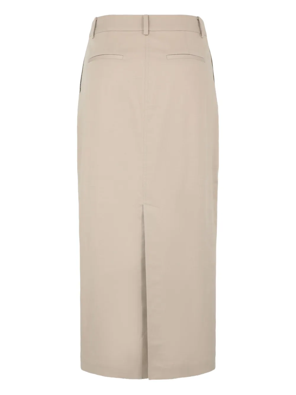 Seroya Midi-rok met split aan de achterkant - Beige