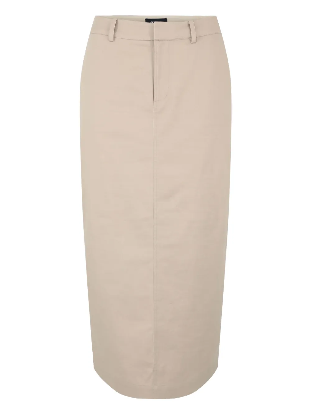 Seroya rear-vent midi skirt | Neutrals | Image 1