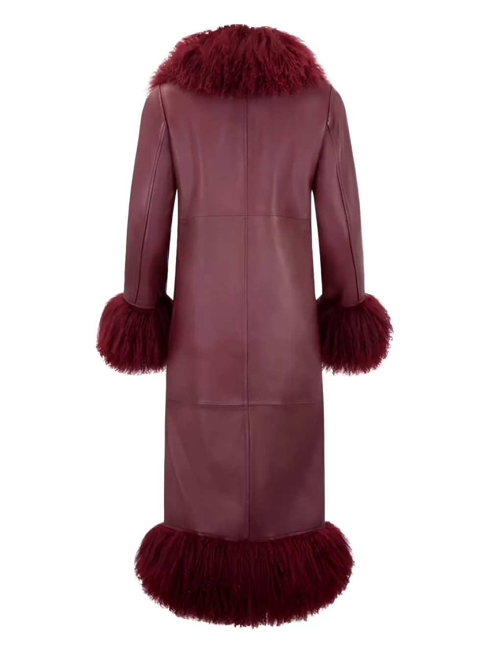 Susana Chow Dorothy shearling-trim leather coat | Abrigos de piel | Image 2