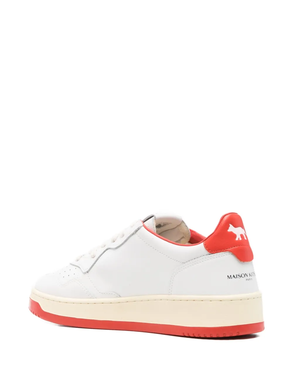 Maison Kitsuné X Autry Medalist Sneakers In White