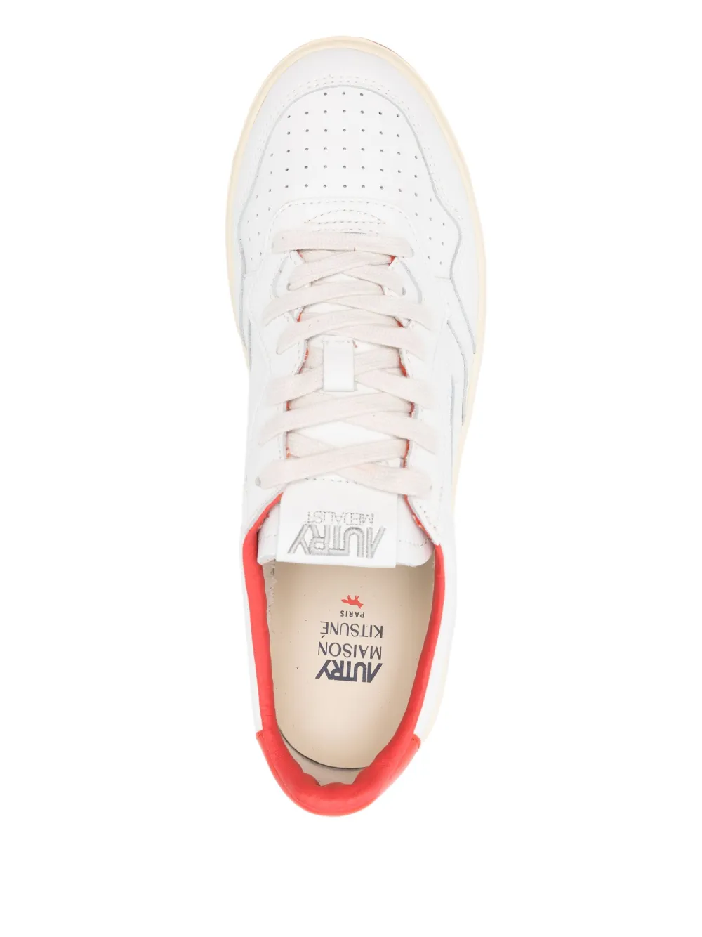 Maison Kitsuné x Autry Medalist sneakers Wit