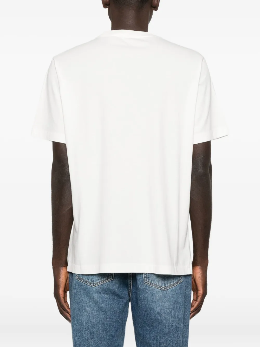 Maison Kitsuné T-shirt met logoprint Wit