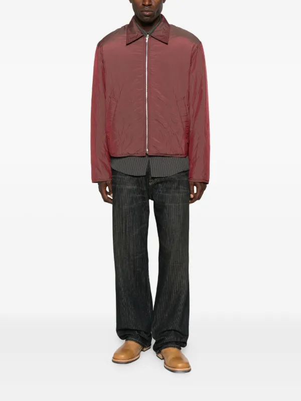 OUR LEGACY ジップアップ ポケット ジャケット | レッド | FARFETCH JP