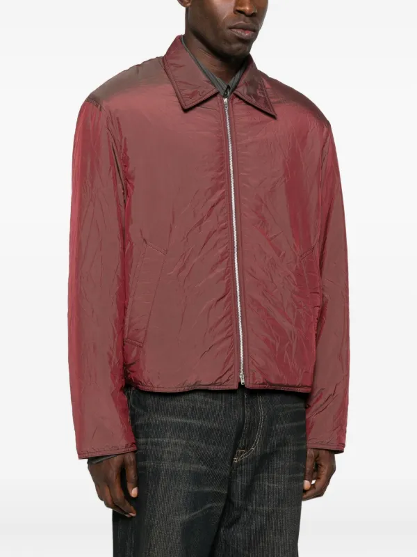 OUR LEGACY ジップアップ ポケット ジャケット | レッド