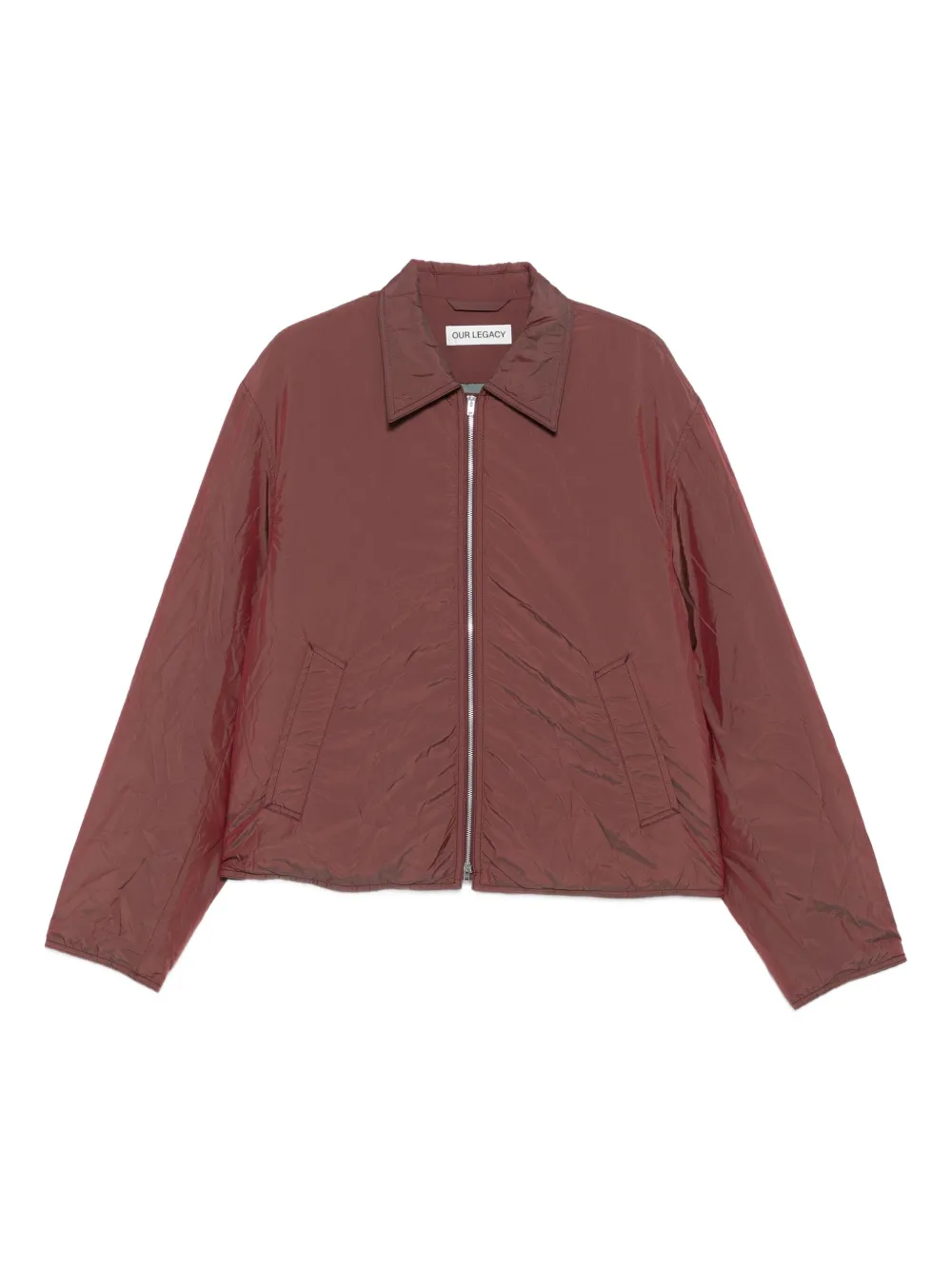 OUR LEGACY zip-fastening pocket jacket | Red | Image 1