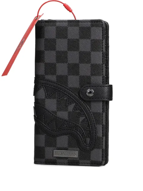 Sprayground chequered shark wallet