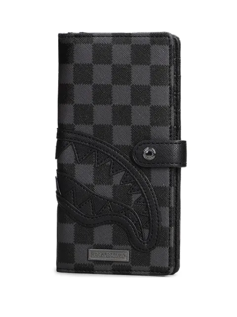 Sprayground chequered shark wallet