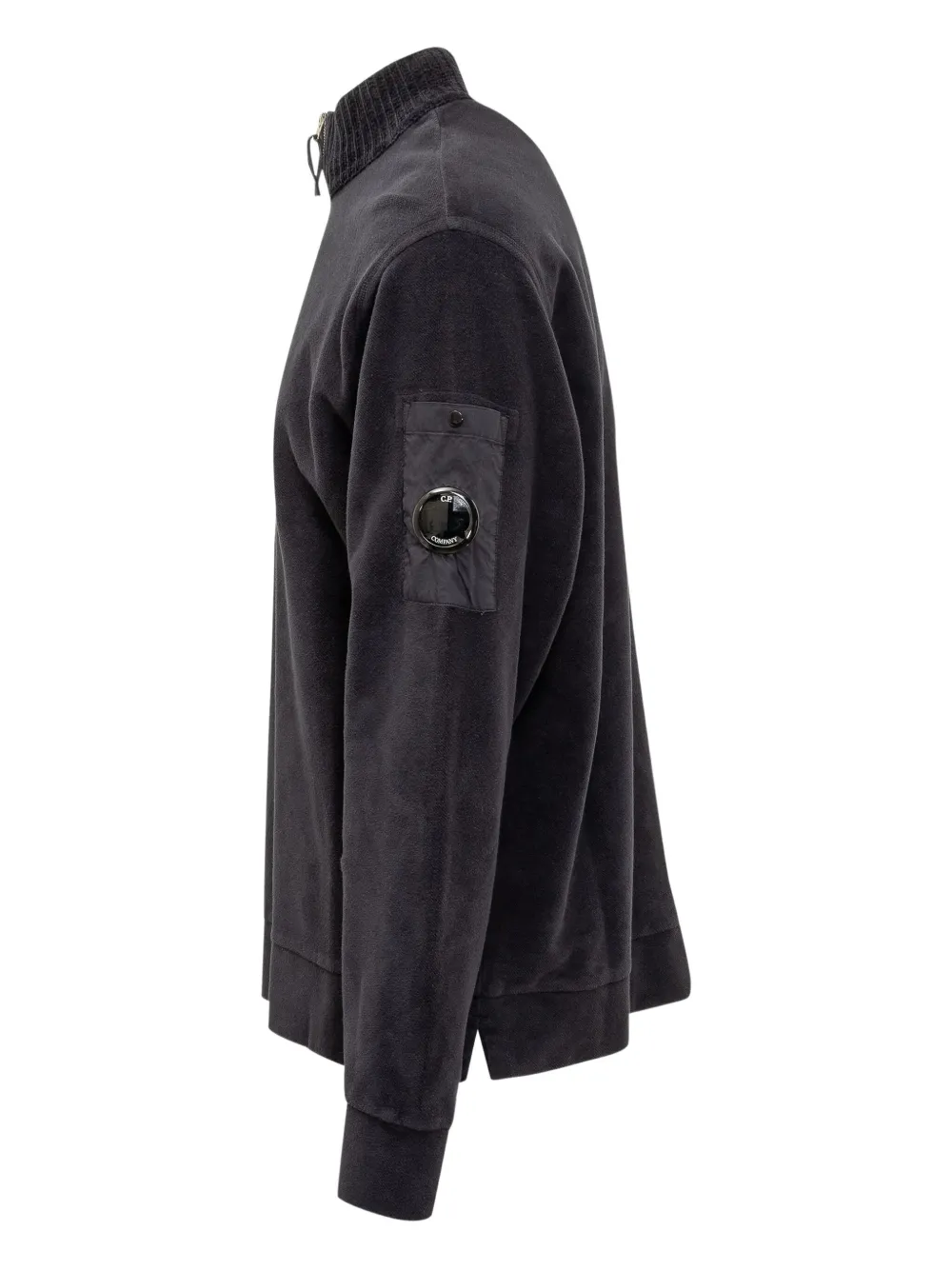 C.P. Company half-zip Lens-detail sweatshirt - Zwart