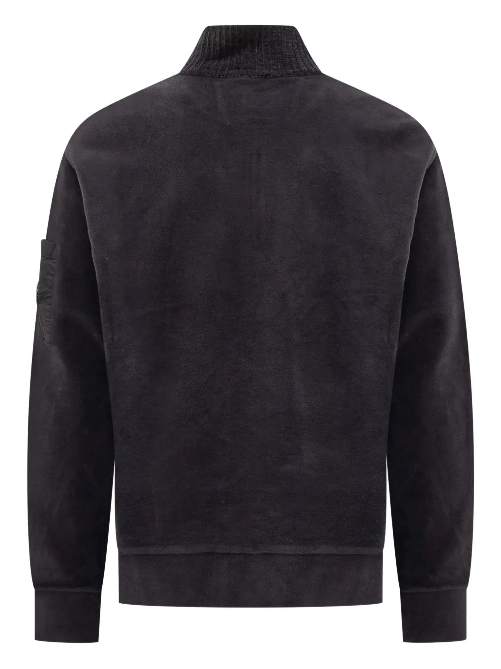 C.P. Company Sweater met halve rits en Lens-detail Zwart