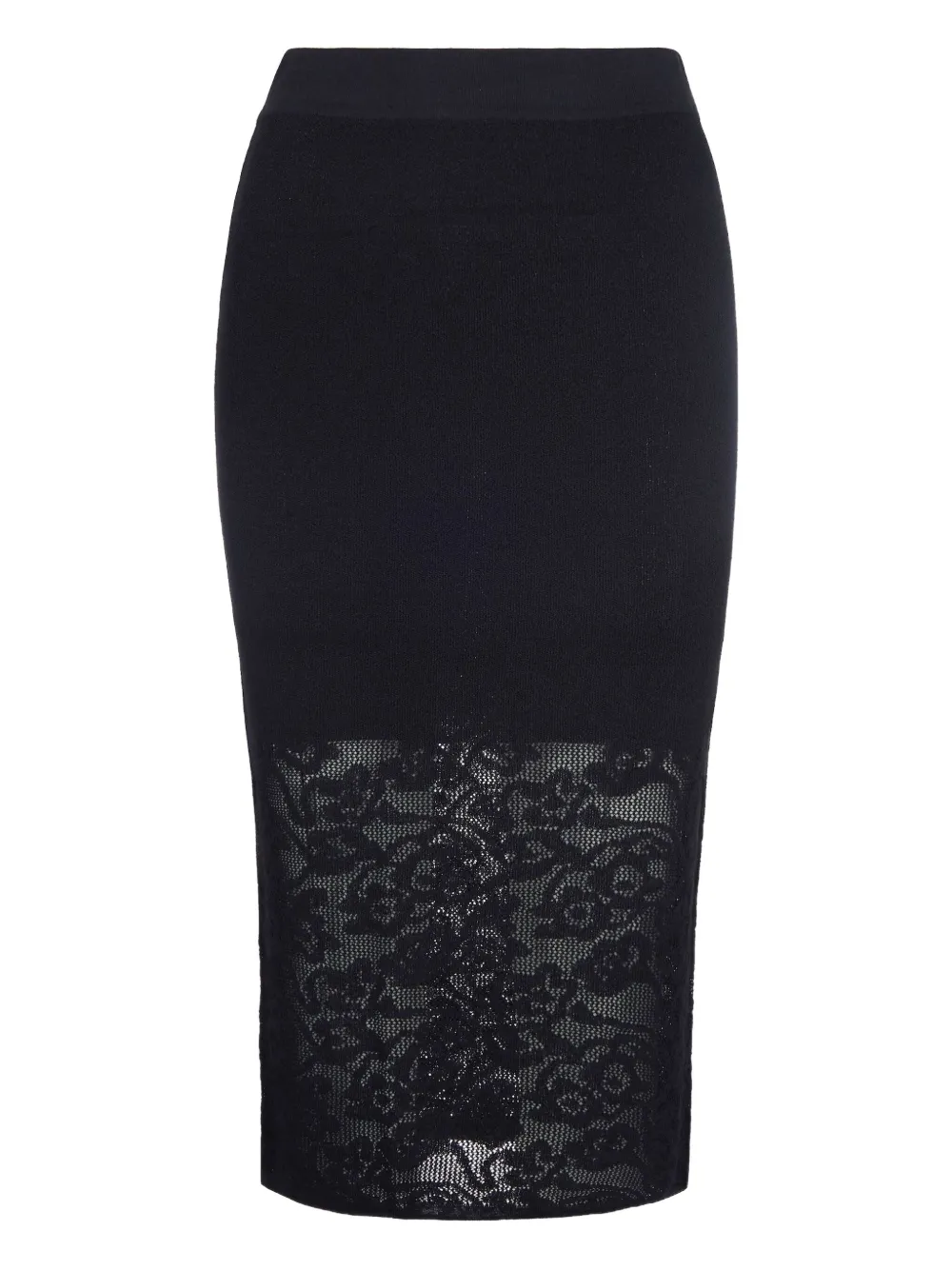 Patrizia Pepe lace midi skirt | Black | Image 1