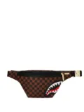 Sprayground check-pattern belt bag - Brown