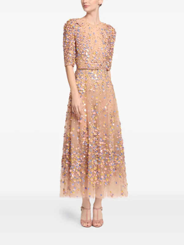 eli party sequin dress Elie Saab sequin-embellished Mini Dress | Pink