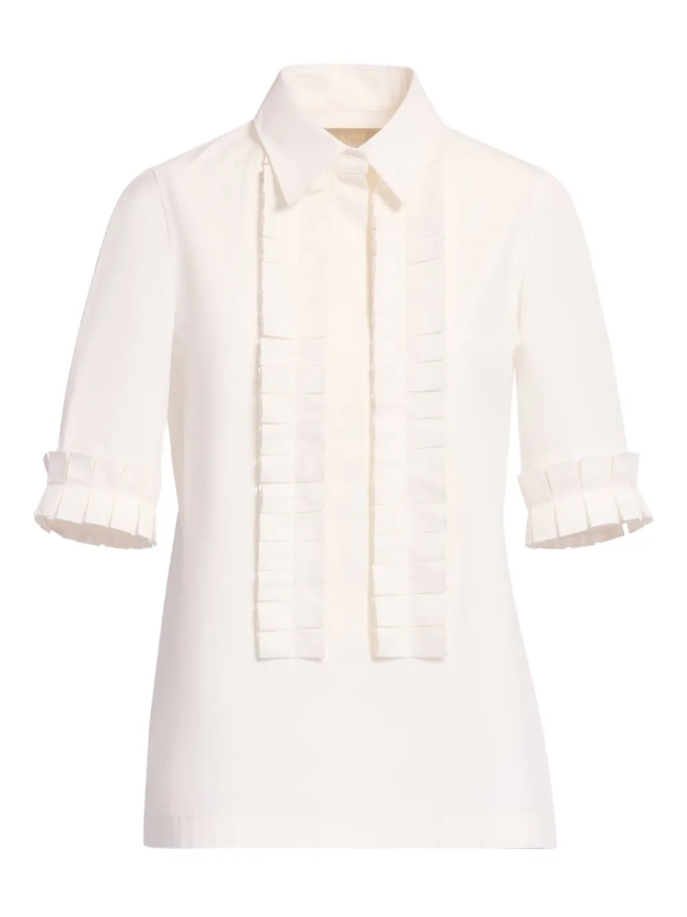 Elie Saab camisa con pliegues | neutro | Image 1