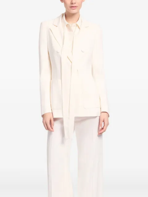 Elie Saab embellished pinstripe crepe blazer