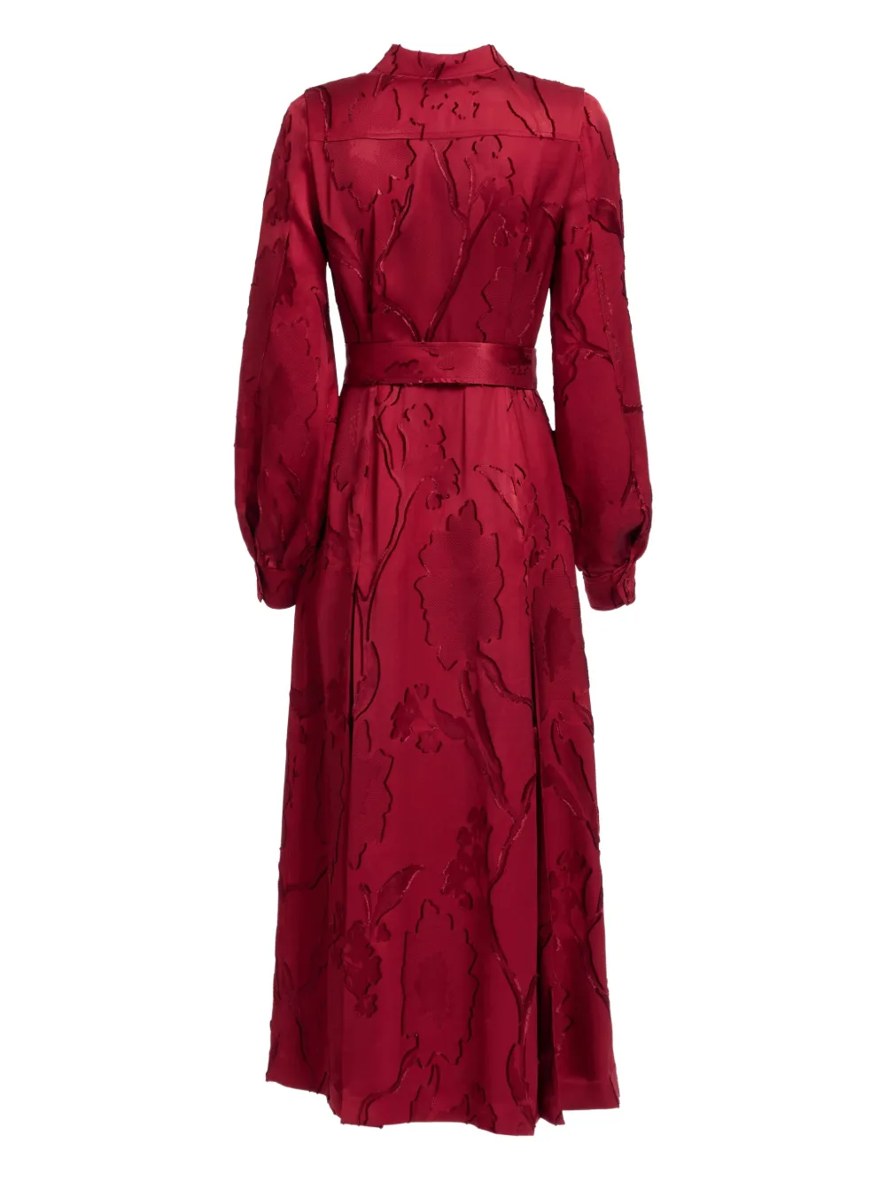 Elie Saab Blousejurk met ceintuur Rood