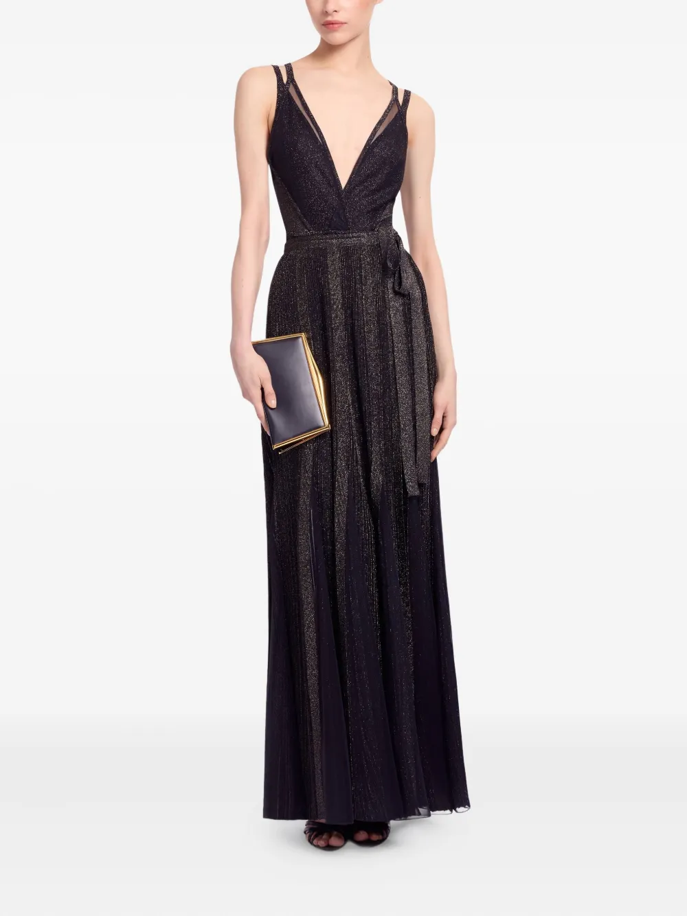 Elie Saab tulle skirt - Zwart
