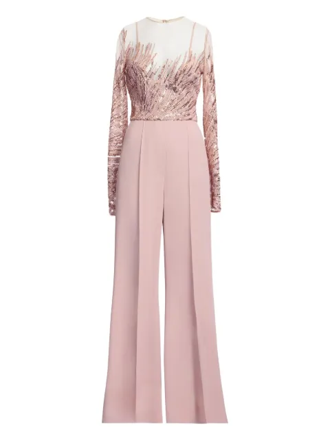 Elie Saab jumpsuit bordado con lentejuelas