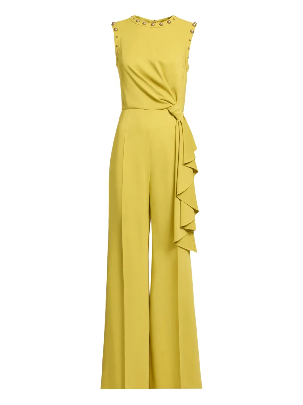 Elie Saab stud-embellished jumpsuit - Giallo