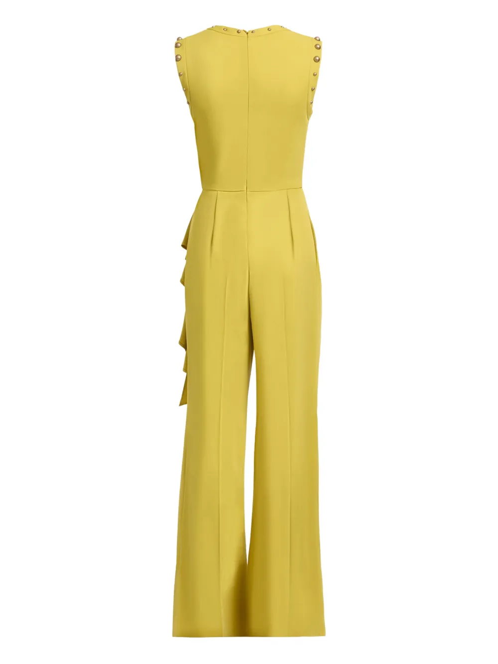 Elie Saab Jumpsuit verfraaid met studs Geel