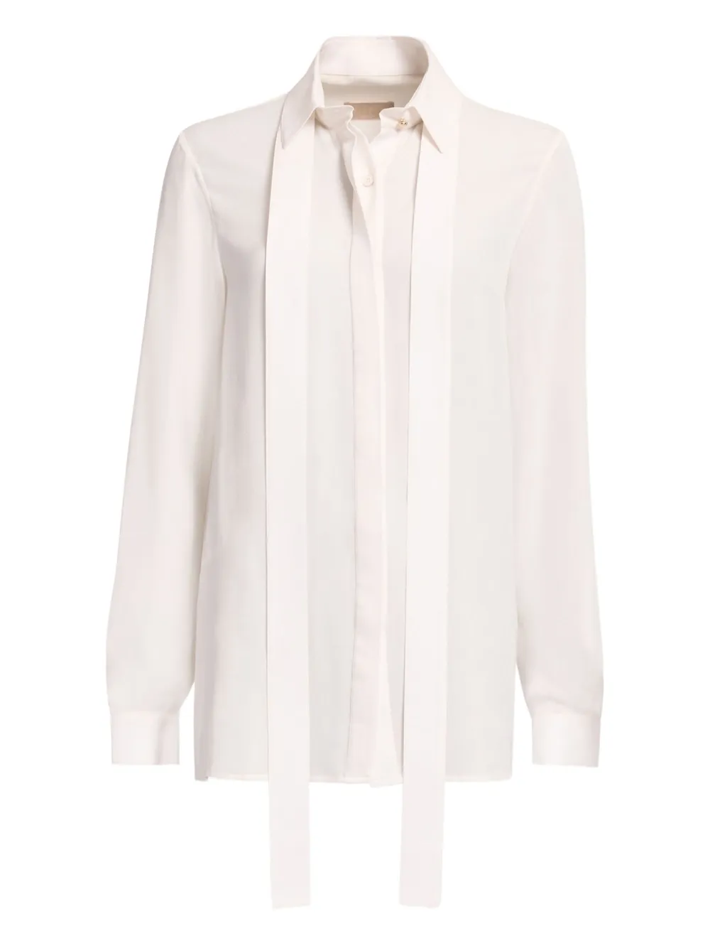 Elie Saab Silk Shirt In Brown