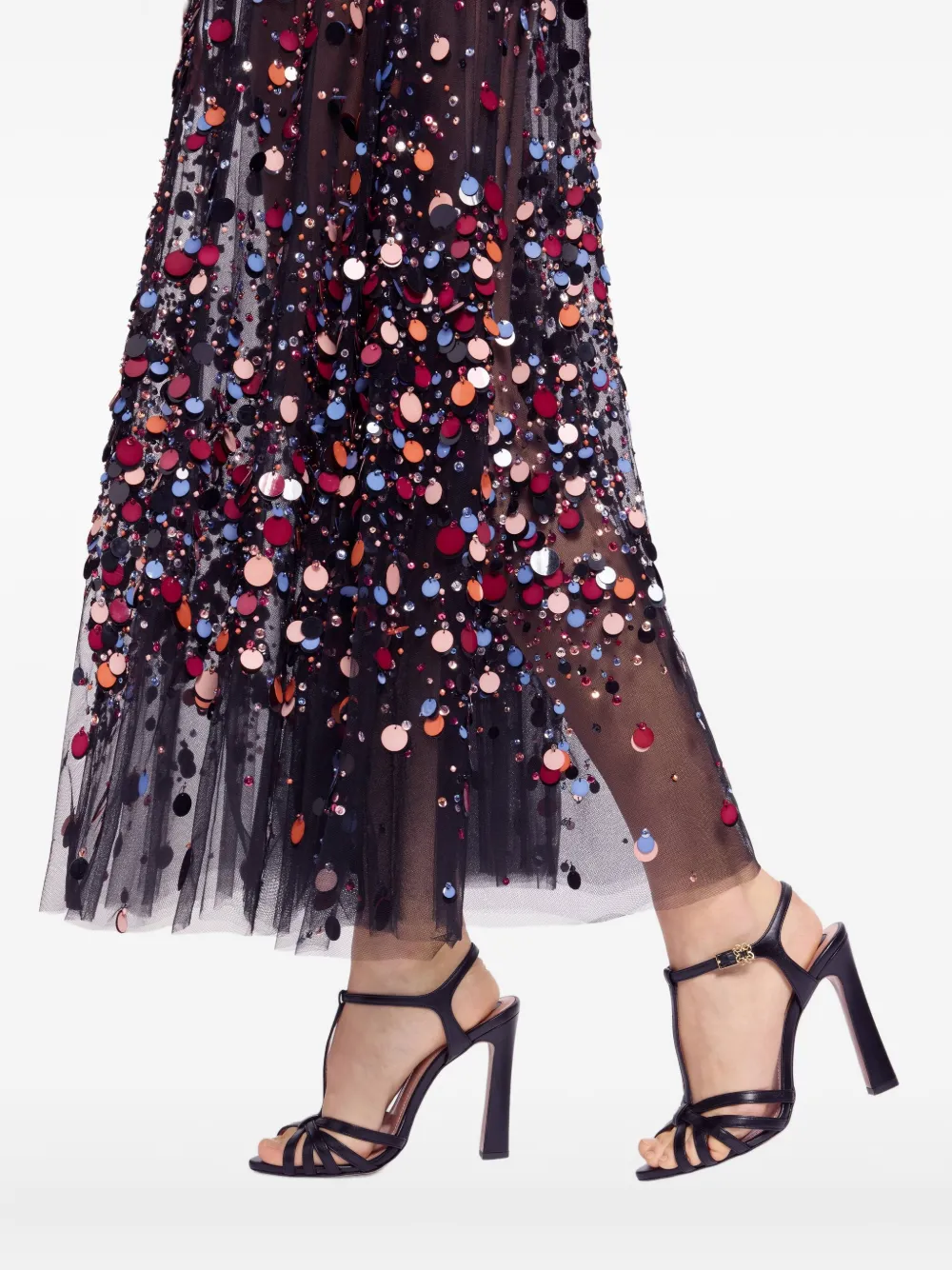 Elie Saab Bead-embellished Skirt In Multi