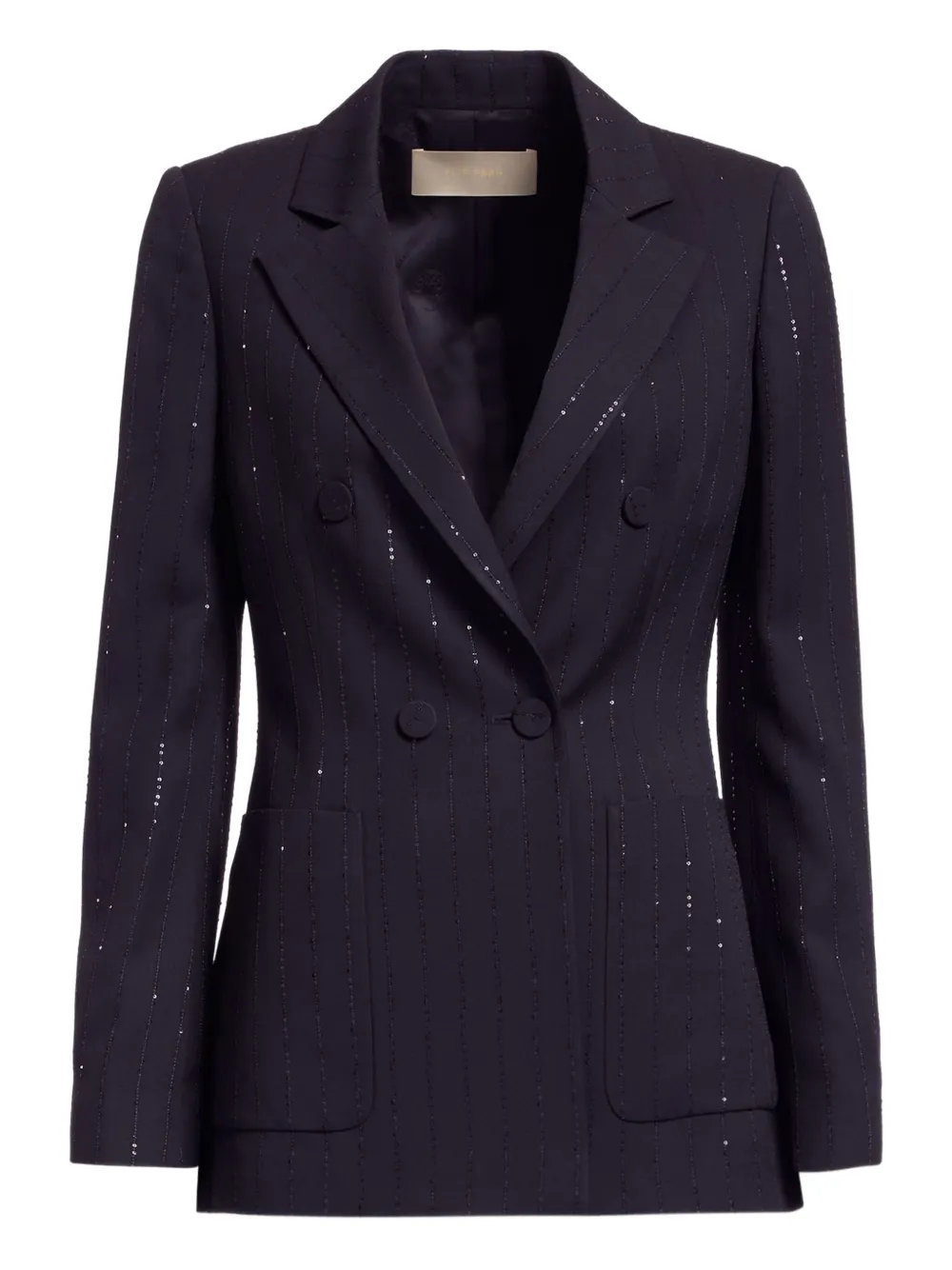 Elie Saab Pinstripe Blazer In Multi