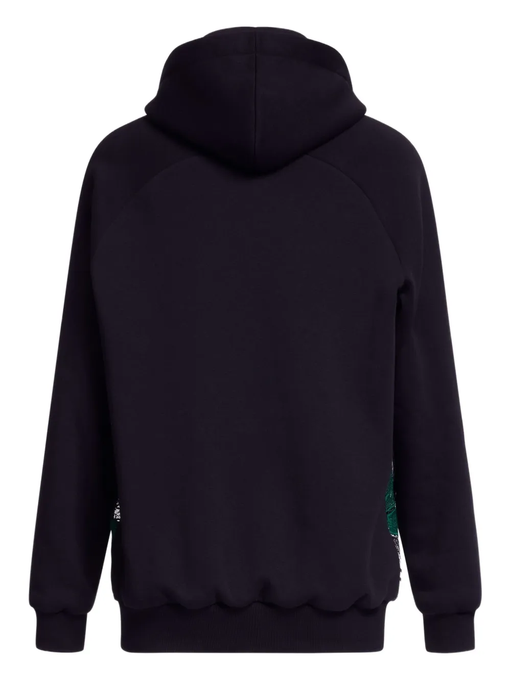 Elie Saab Macramé hoodie met lange mouwen Zwart