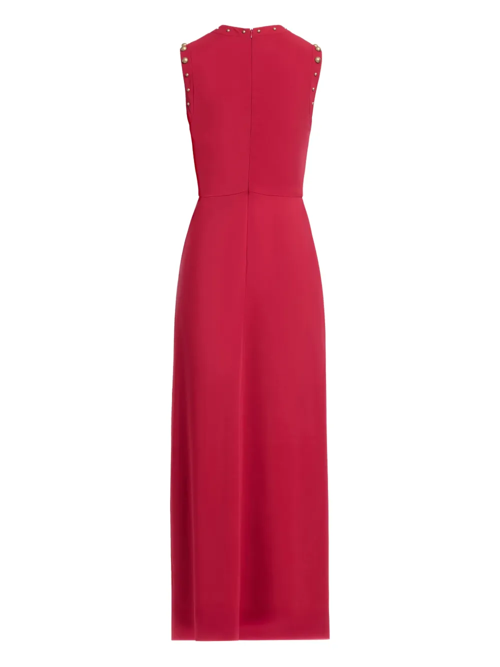Elie Saab Gelaagde midi-jurk Rood