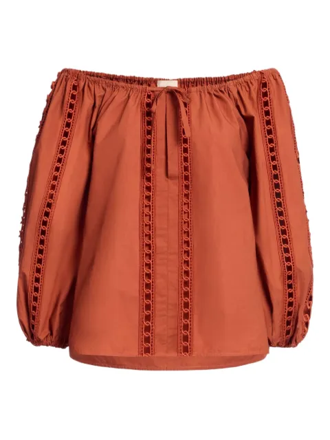 Elie Saab organic cotton-blend blouse