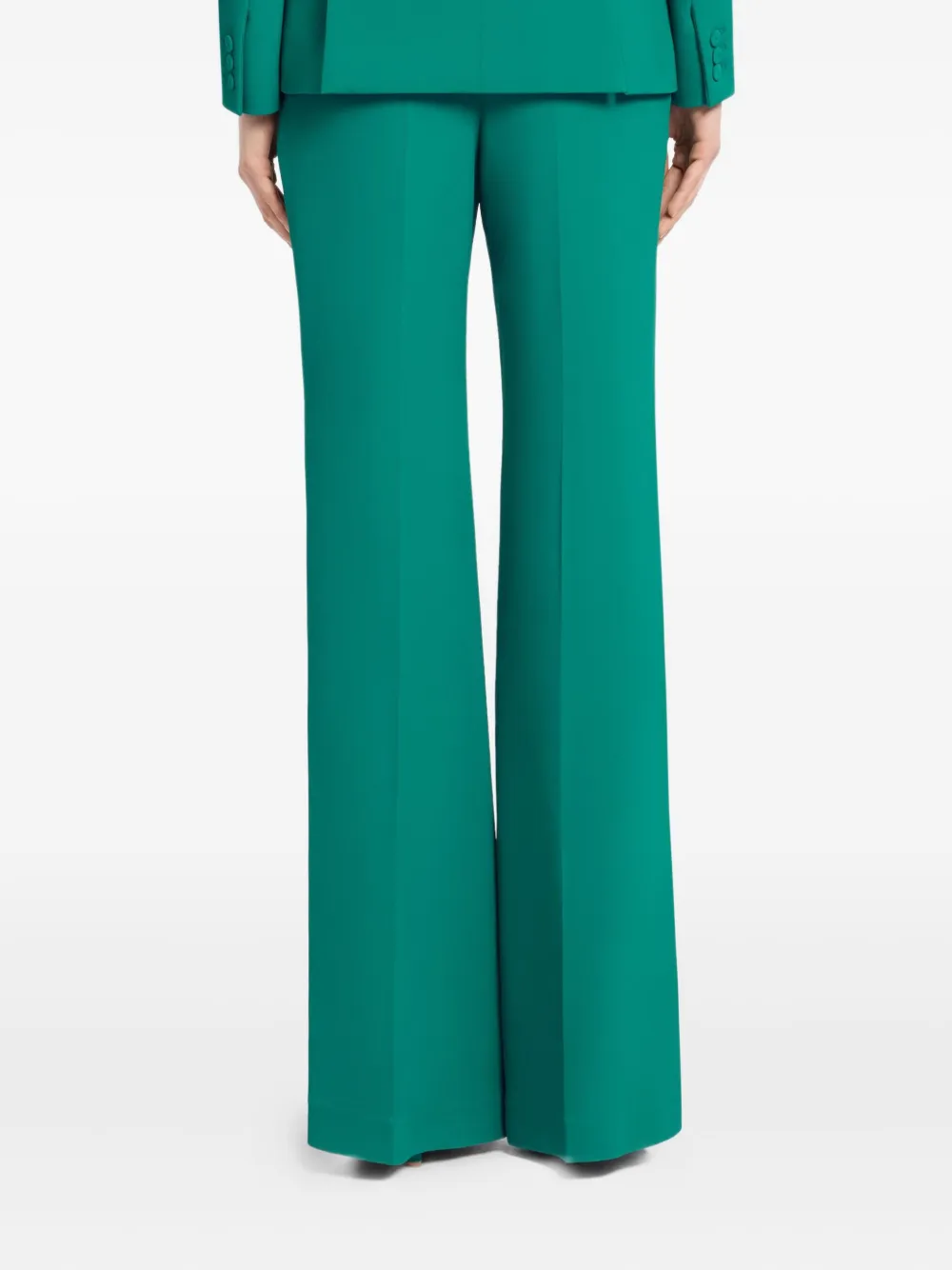 Elie Saab Flared Trousers In Green