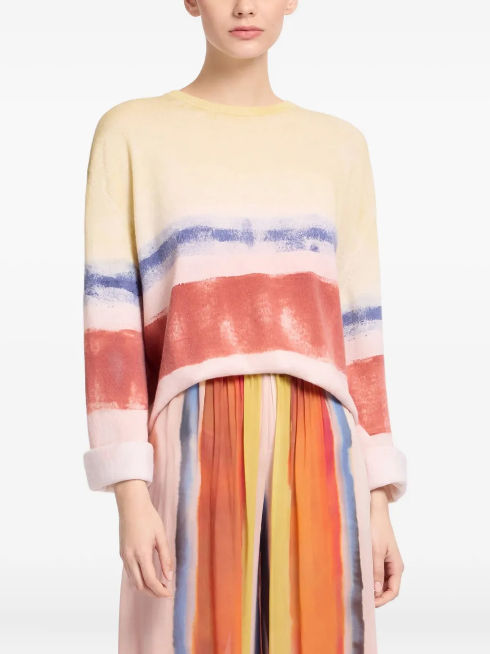 Elie Saab Cashmere-blend Jumper in Neutrals, view 3