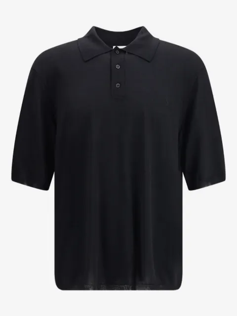 Saint Laurent Cassandre short-sleeve polo shirt
