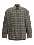 OUR LEGACY Borrowed checked button-down shirt - Grey