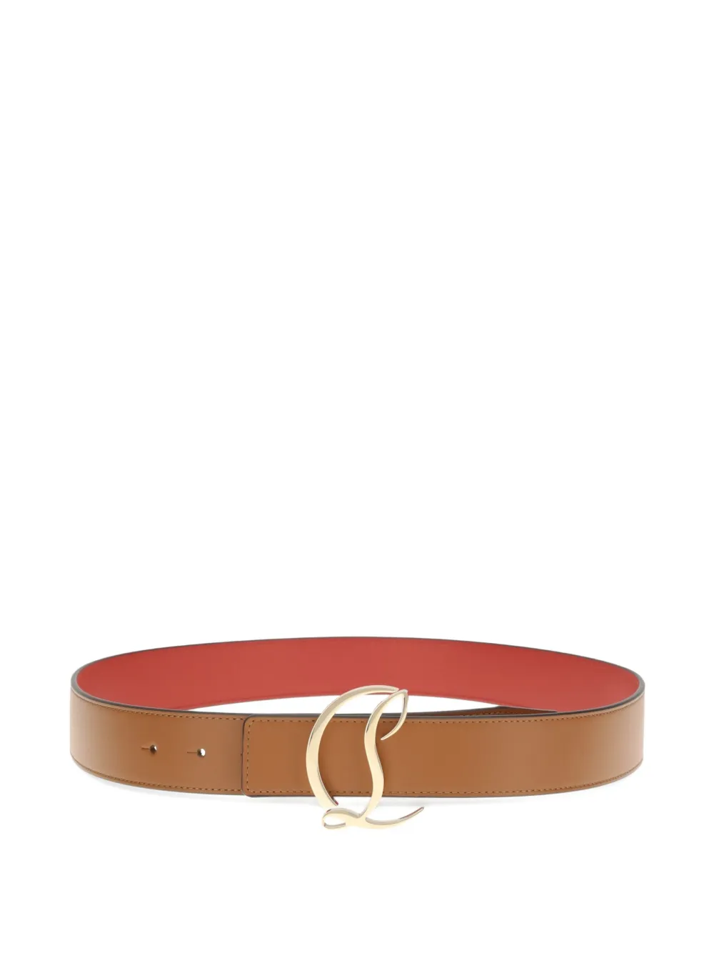 Christian Louboutin logo-plaque leather belt | Image 2
