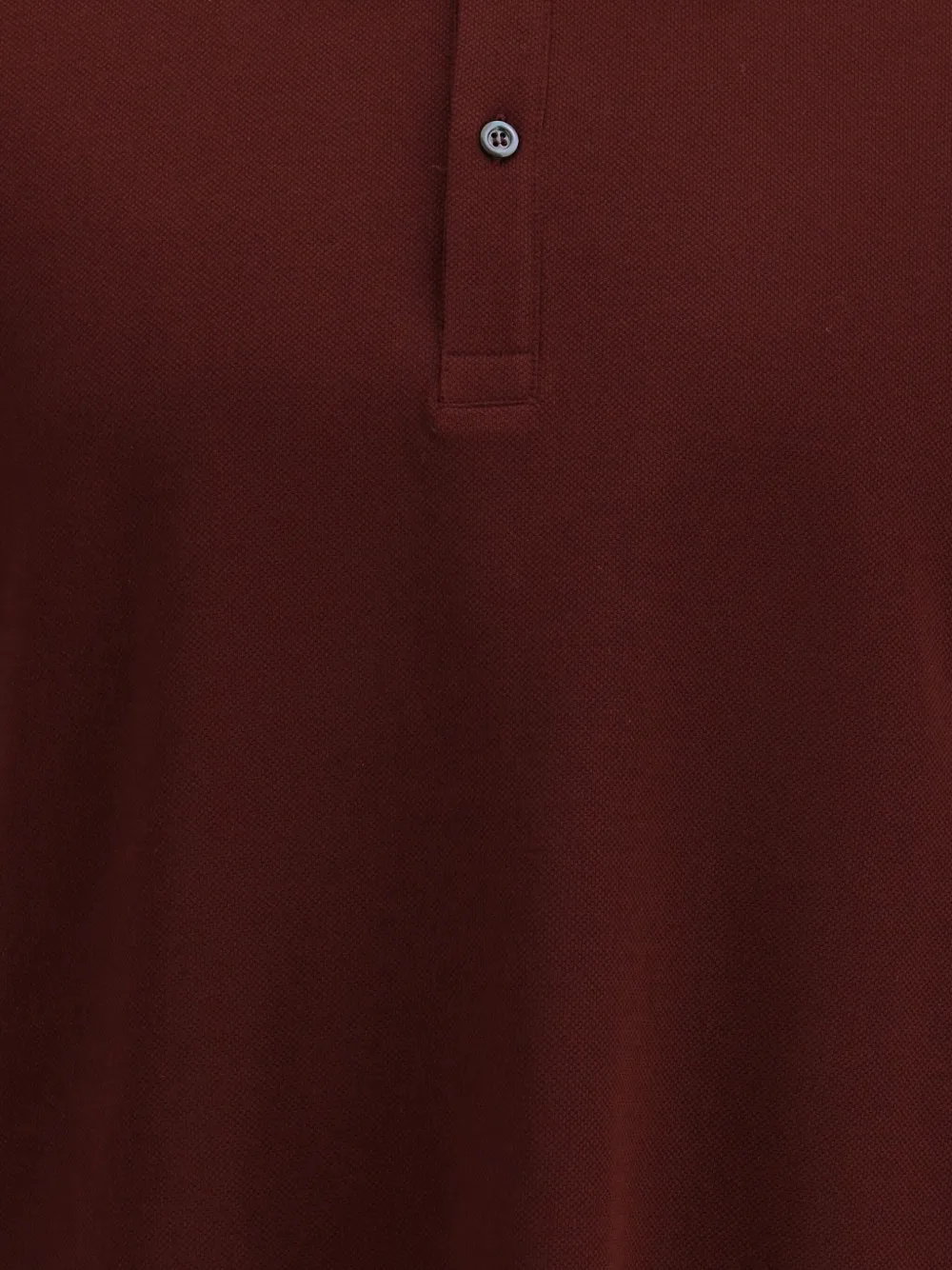 Alexander Mcqueen Polo Shirt With Short Sleeves And Straight Hem In Burgundy