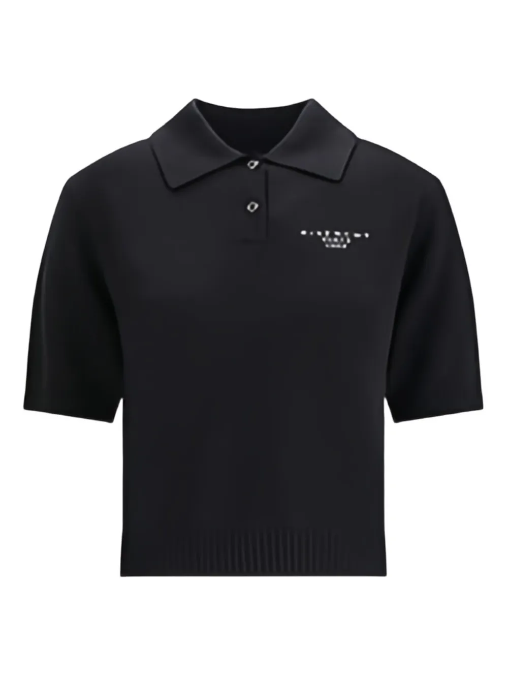 Givenchy Wool And Cashmere Polo Sweater In Black