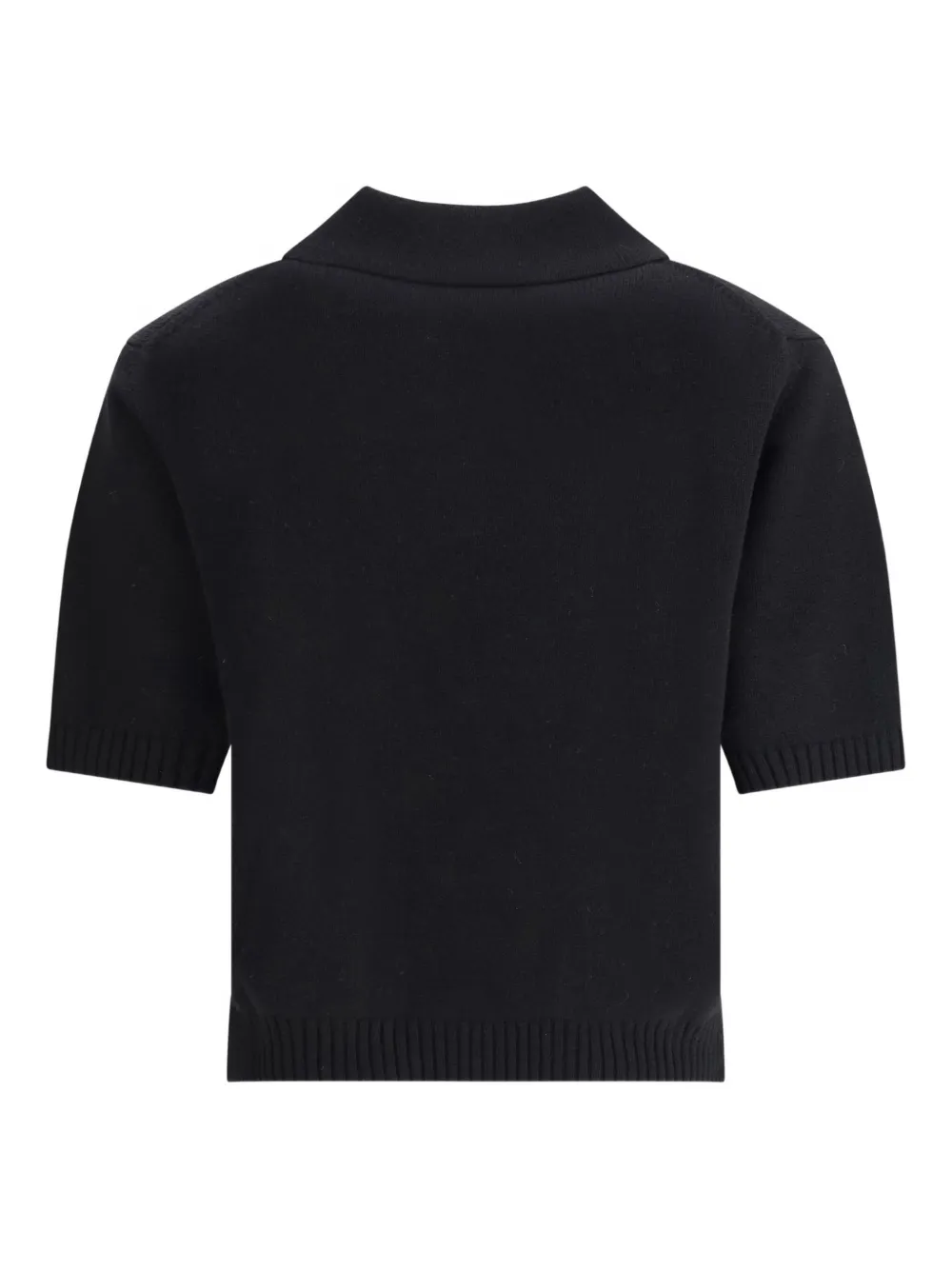 Givenchy Wool And Cashmere Polo Sweater In Black