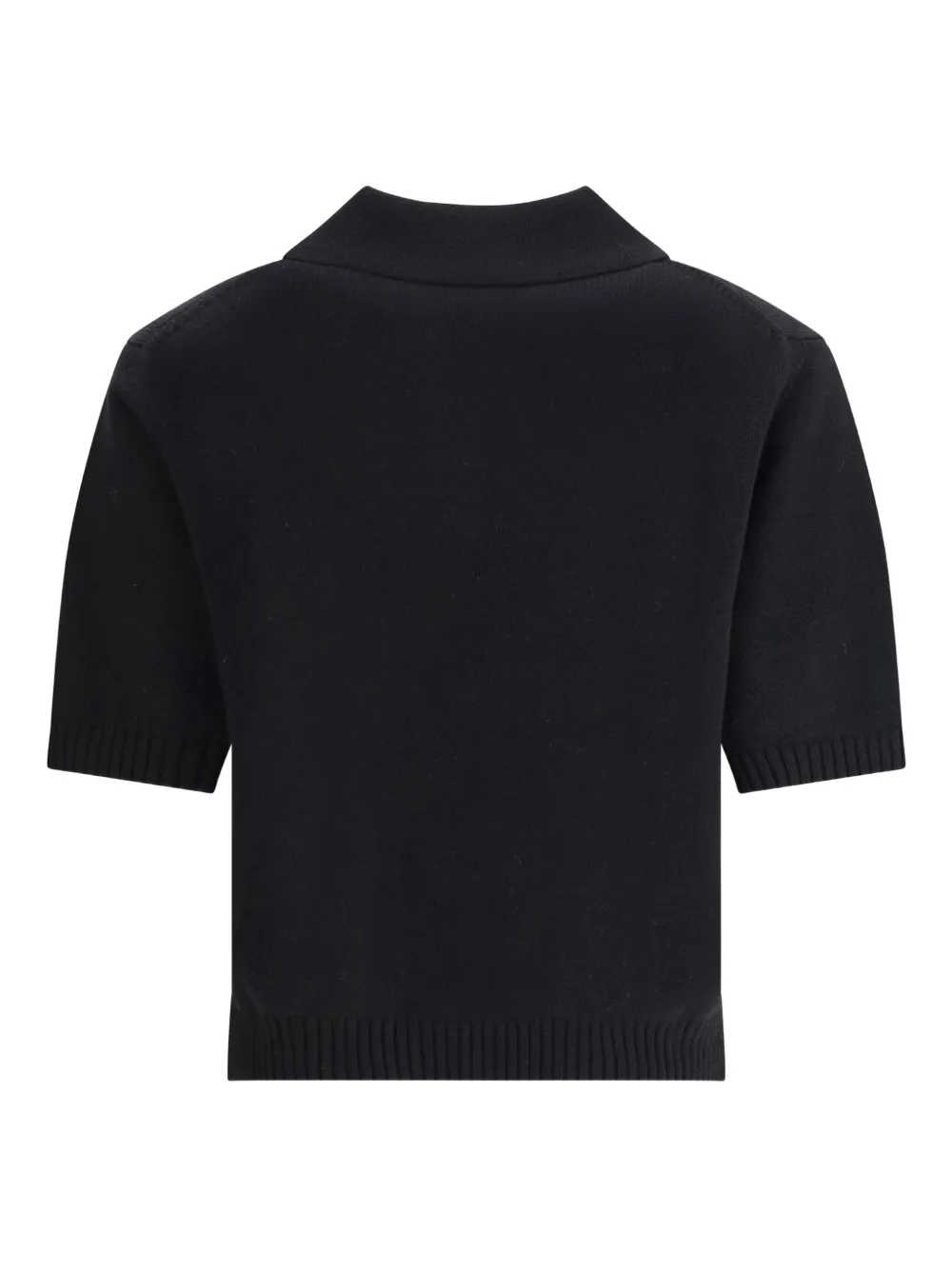 Givenchy Wool And Cashmere Polo Sweater In Black