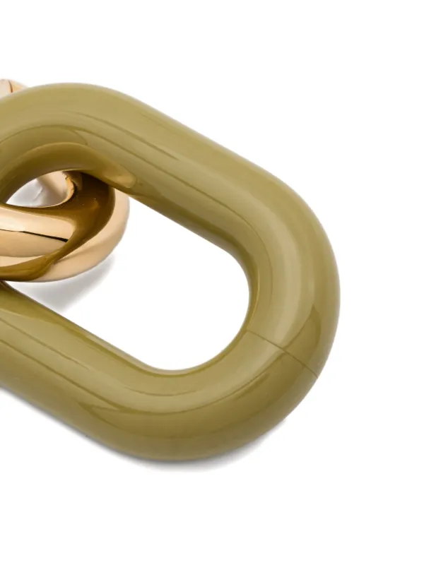 Marni チャンキーチェーンピアス | グリーン | FARFETCH JP
