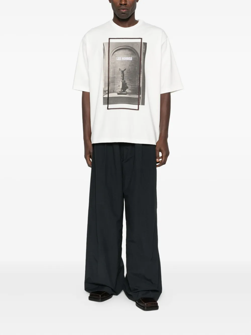 LES HOMMES graphic-print T-shirt | T-Shirts | Image 2