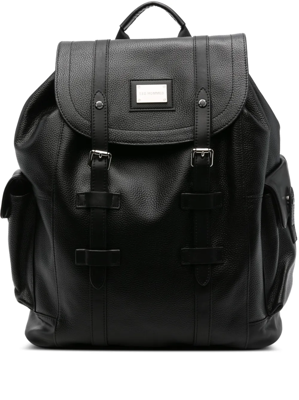 LES HOMMES mochila con hebilla | negro | Image 1