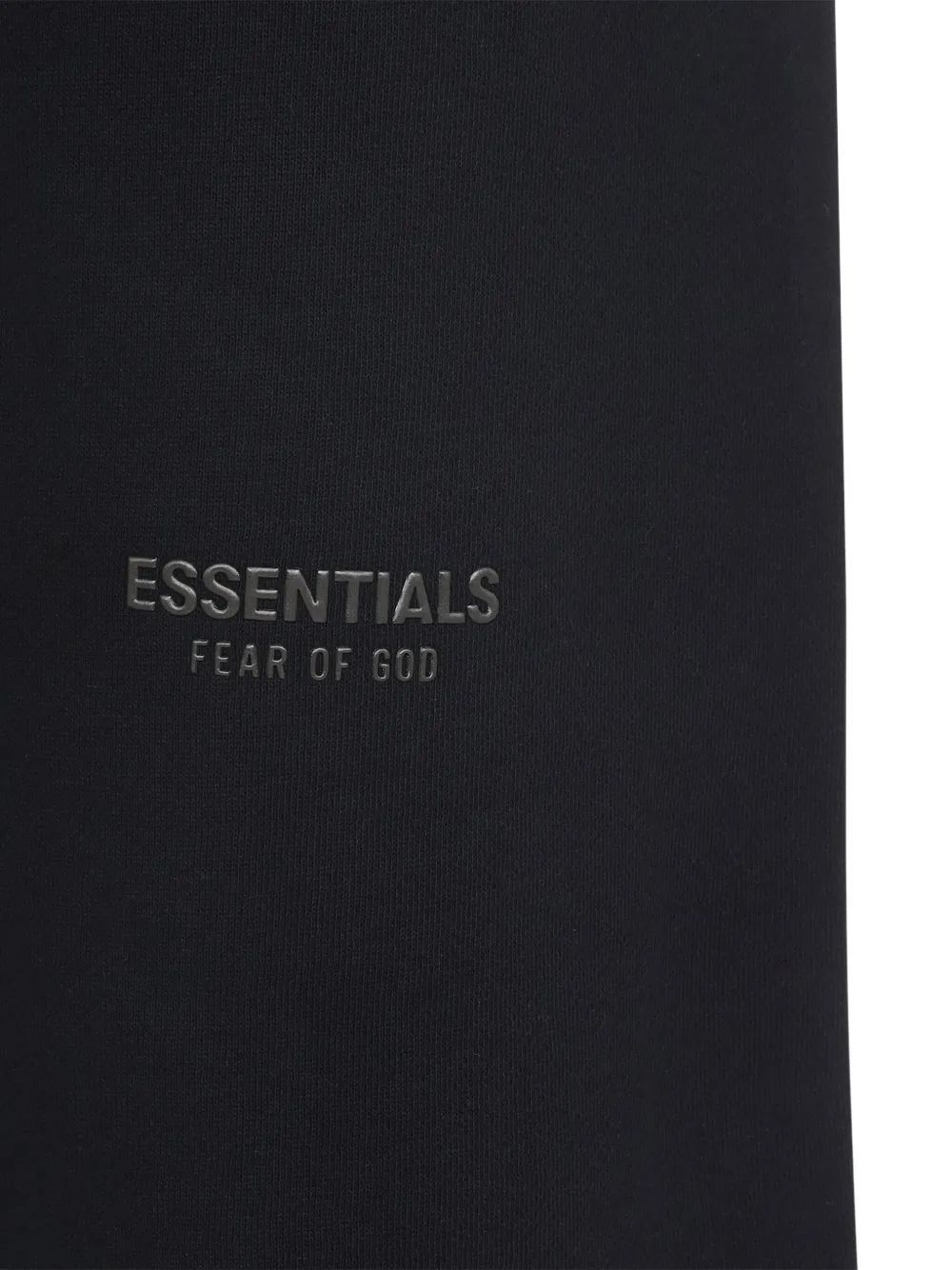 Essentials Drawstring-cuffed Track Pants In Black