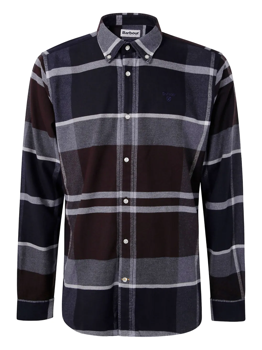 Barbour tartan-check shirt | Grey | Image 1