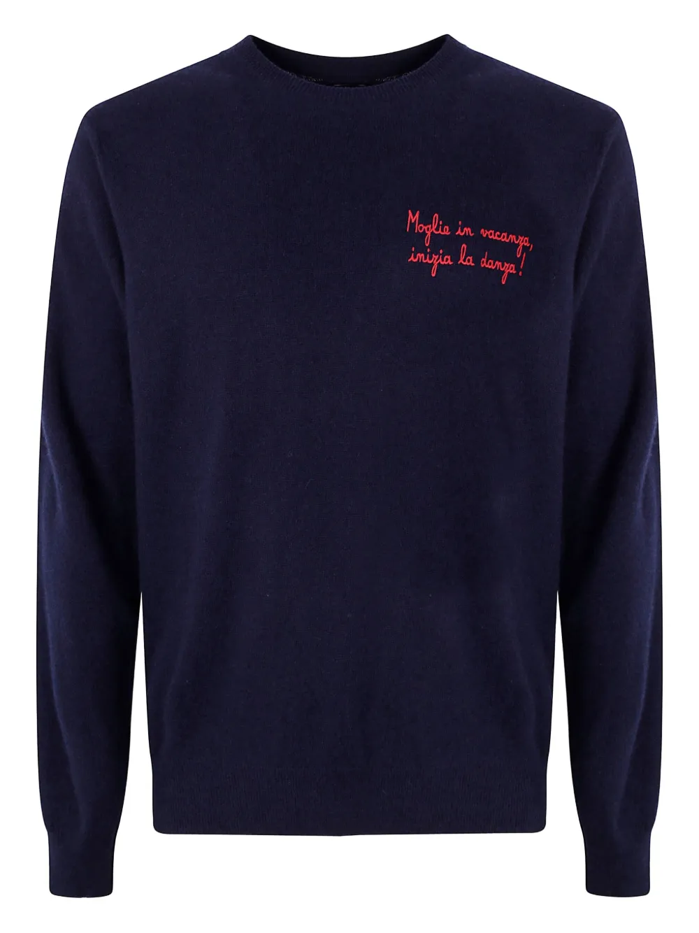 MC2 Saint Barth embroidered wool sweater - ブルー MC2 Saint Barth embroidered wool sweater - ブルー